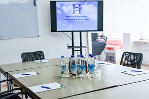 Modernly equipped conference room Hotel blauer Karpfen