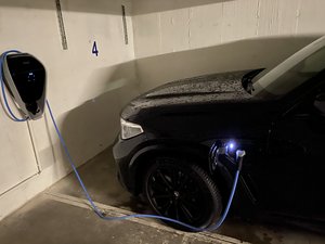 E-charging station for cars Hotel Blauer Karpfen